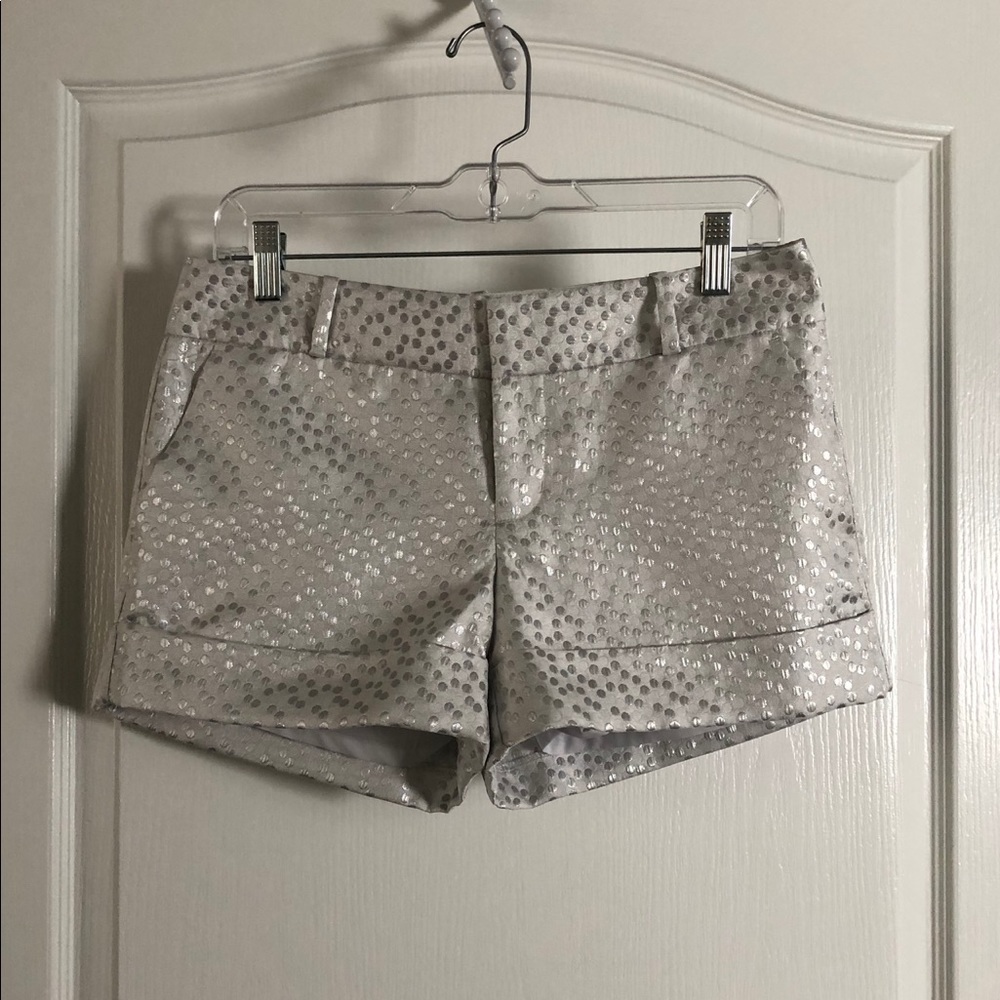 *NWT* Silver polka dot shorts - Size 4 *NEW*